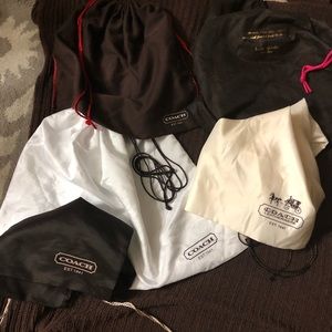 Coach and Kate Spade Dust Bags